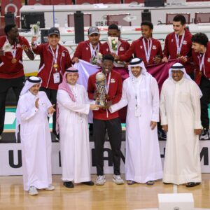 تتويج المنتخب القطري ببطولة الخليج للناشئين لكرة السلة